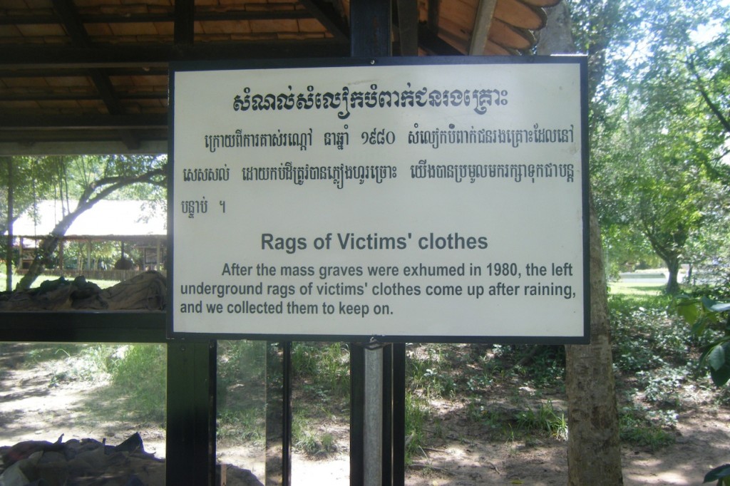 Choeung ek memorial Phnom Penh Cambodia 