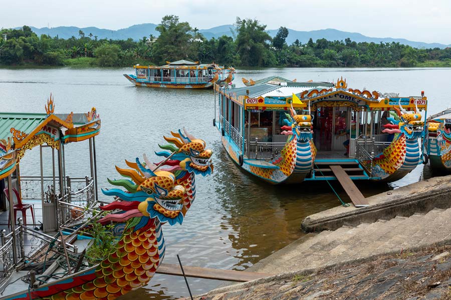 Dragon Boat on the perfume river