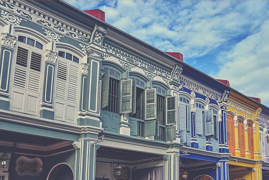 Things to do in Penang - George town colonial houses