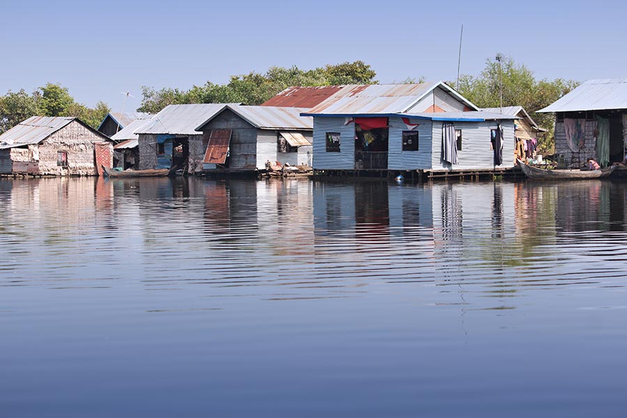 Exploring Siem Reap - floating village lake tonle sap