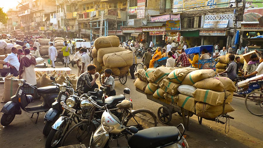 New Delhi traffic