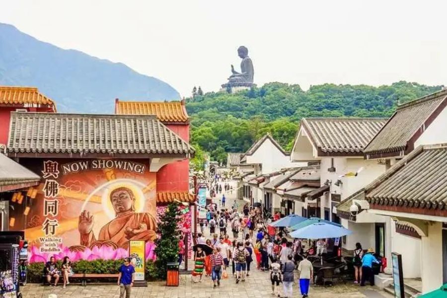 Lantau Island Hong Kong - Ngong Ping Village