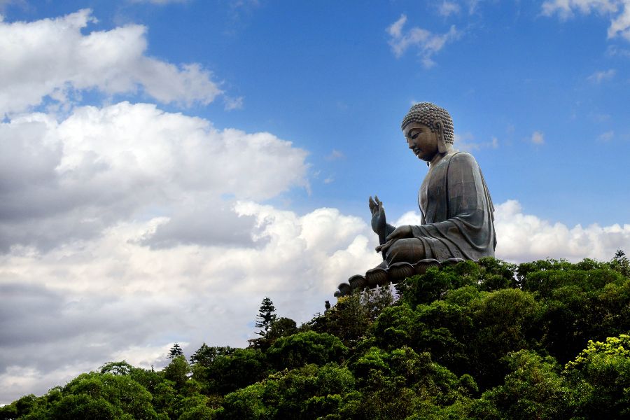 Lantau Island Hong Kong - Tian Sitting Buddha