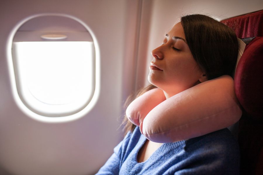 neck pillow plane