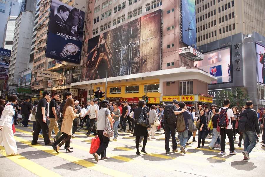 Causeway Bay shopping