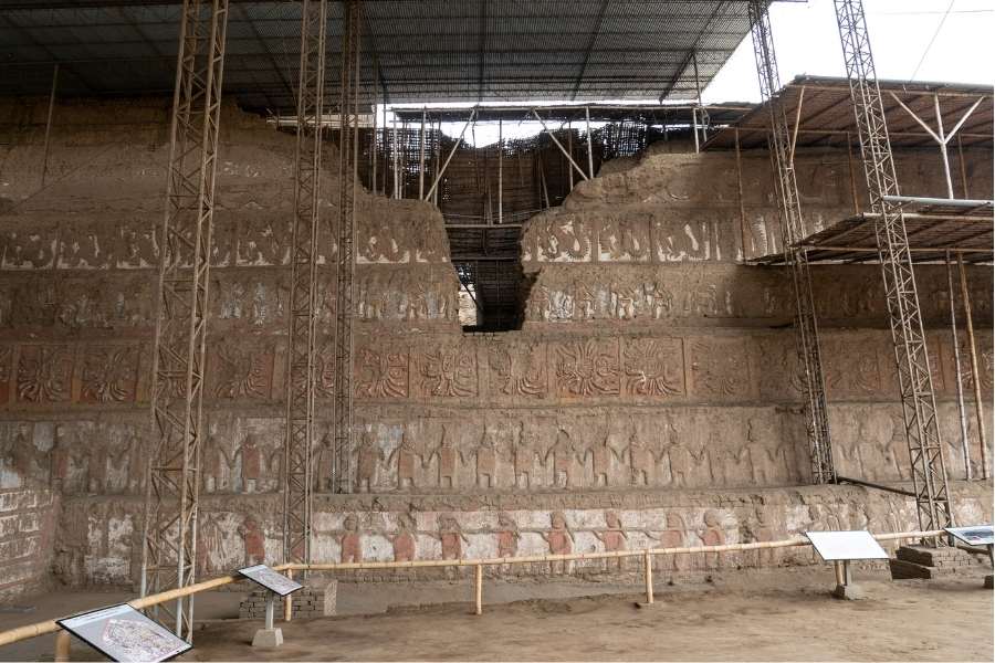 Chan Chan Ancient ruin site in Peru South America