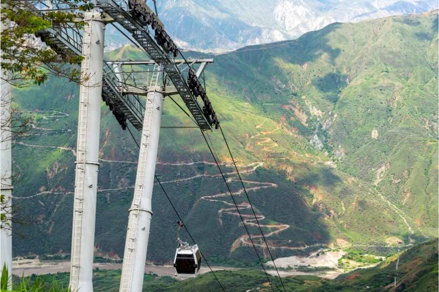 Explore Santander Colombia - Chicamocha cable car