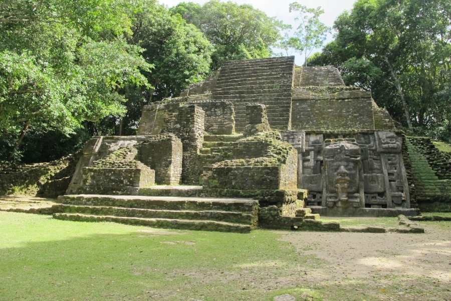 Lamanai Ancient ruin site in Belize Central America