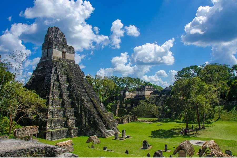 Tikal Ancient ruin sites in Guatemala Central America