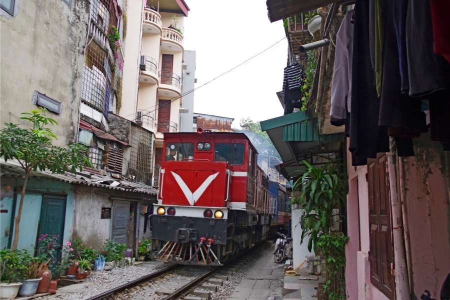 Explore Hanoi - Train Street Hanoi