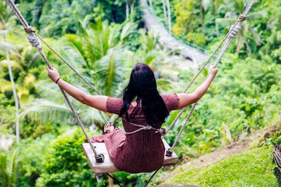 swinging in Bali