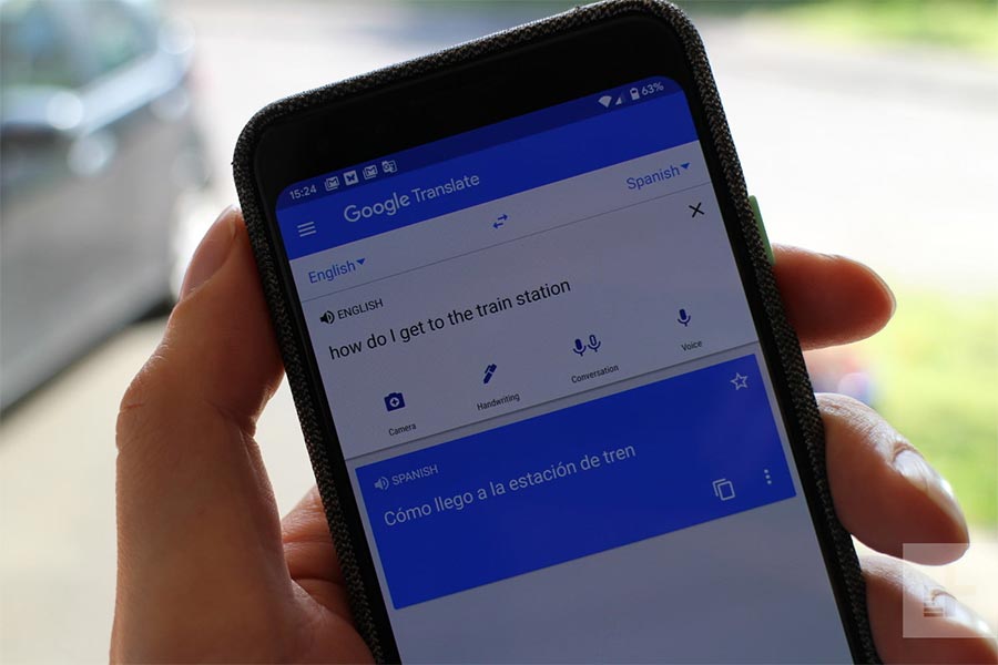 Google translate app