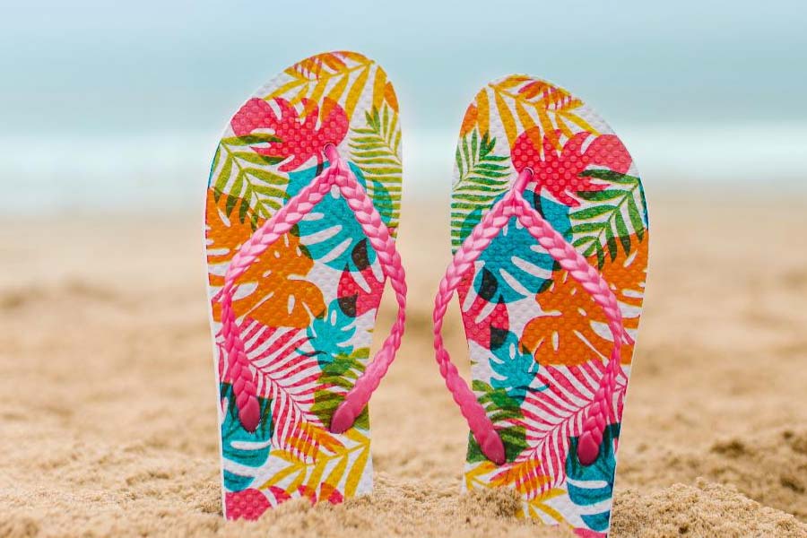 Essential Travel Items - flip flops