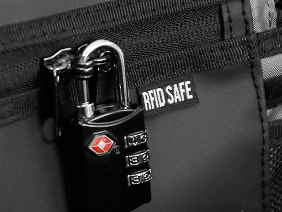 Passport safe locked away