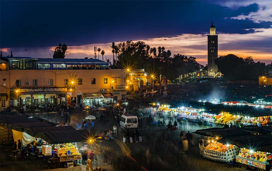 Top 14 Cities For Digital Nomads In Africa - Marrakesh Morocco 