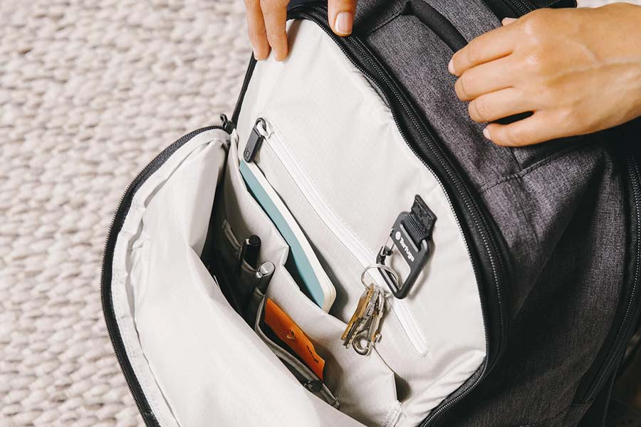 Backpack with Keychain