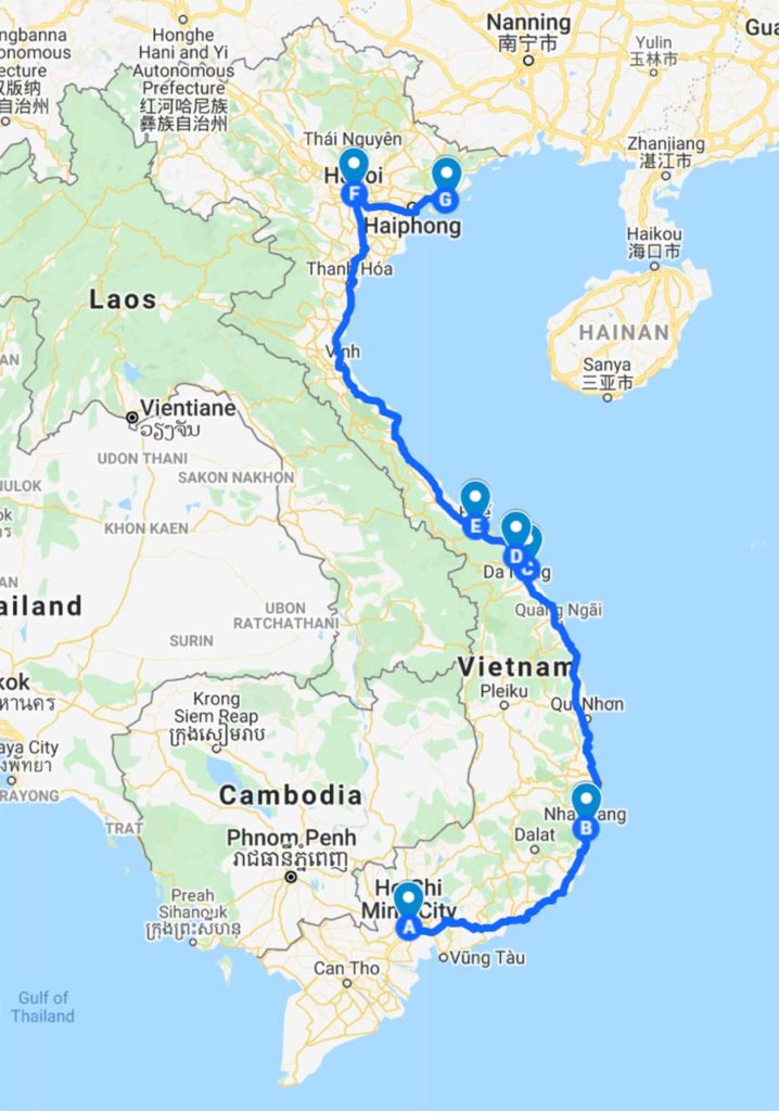 Vietnam Itinerary