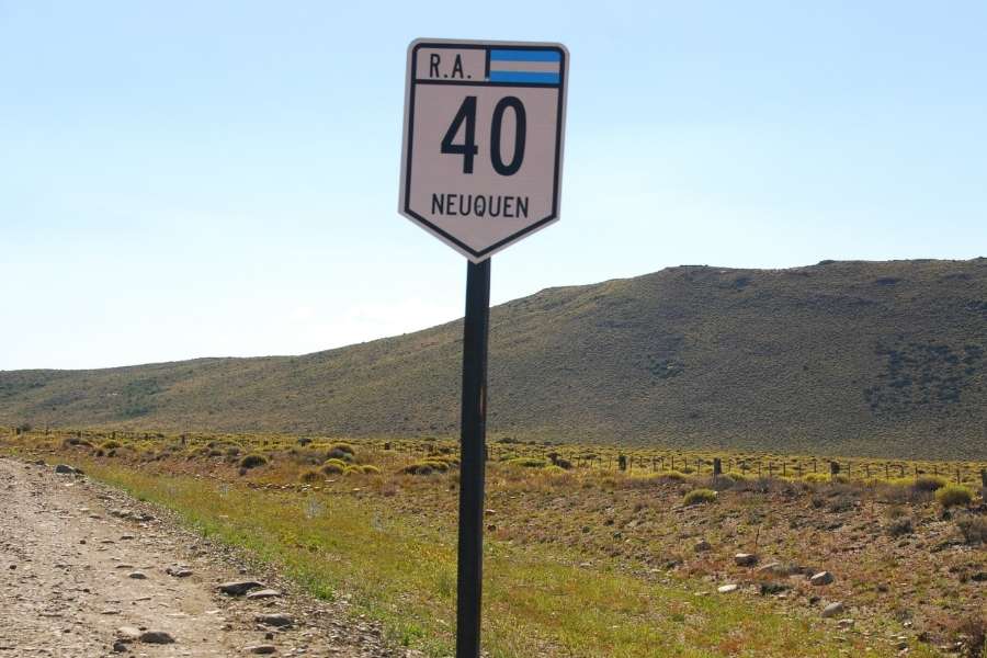 ruta 40 sign