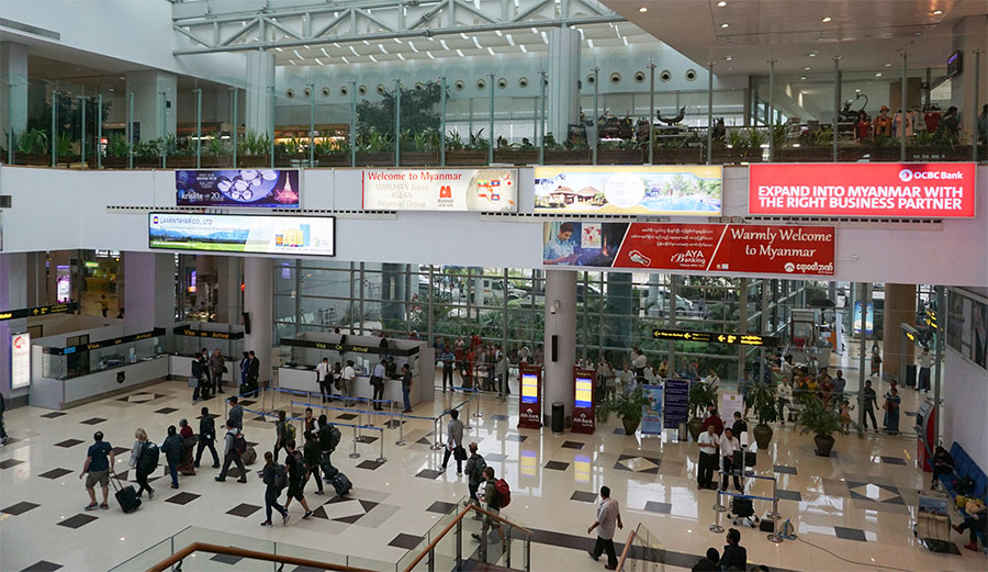 Exploring Yangon City - Yangon Airport