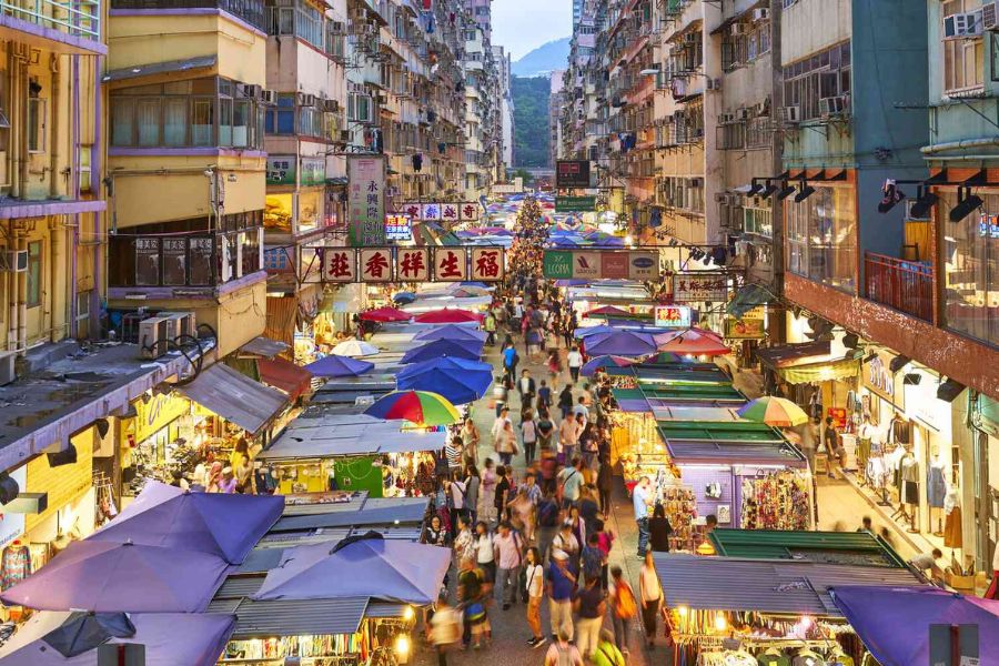 The Ladies Market Hong Kong