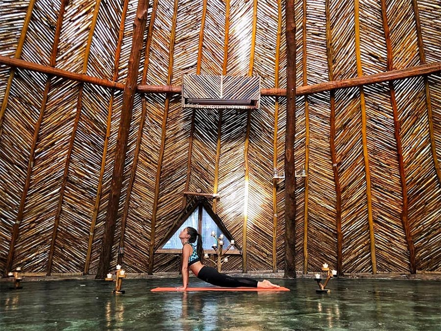 Yoga in Tulum Mexico