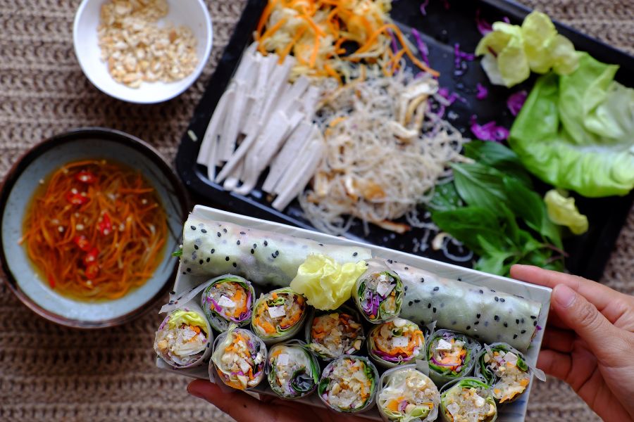 rice paper rolls vietnam