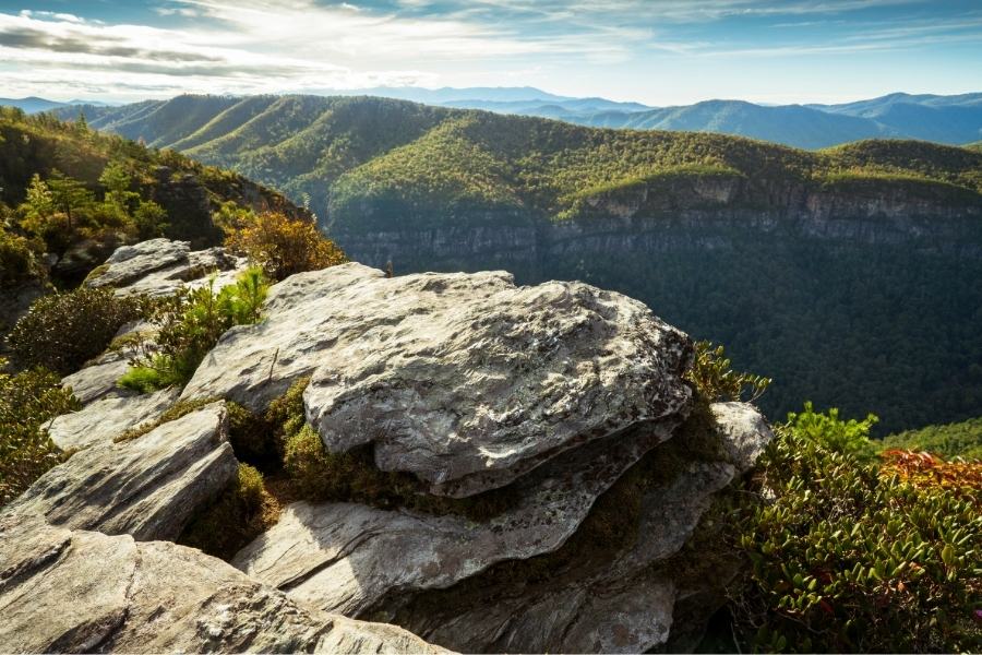 The great outdoors Blue Ridge Mountains North Carolina