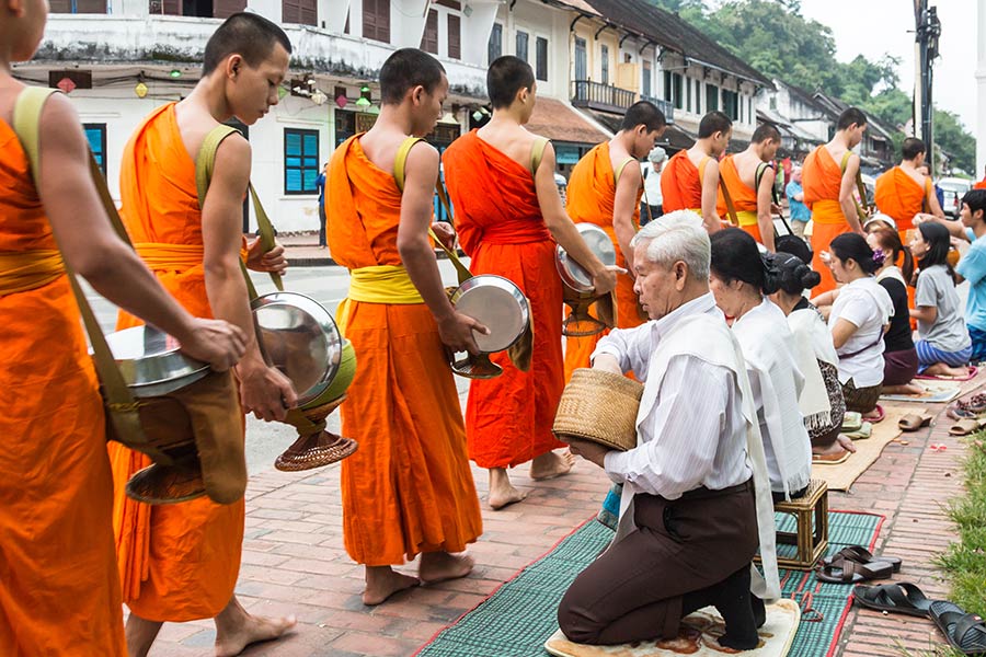 Things to do in Luang Prabang - Alms Giving Ceremony