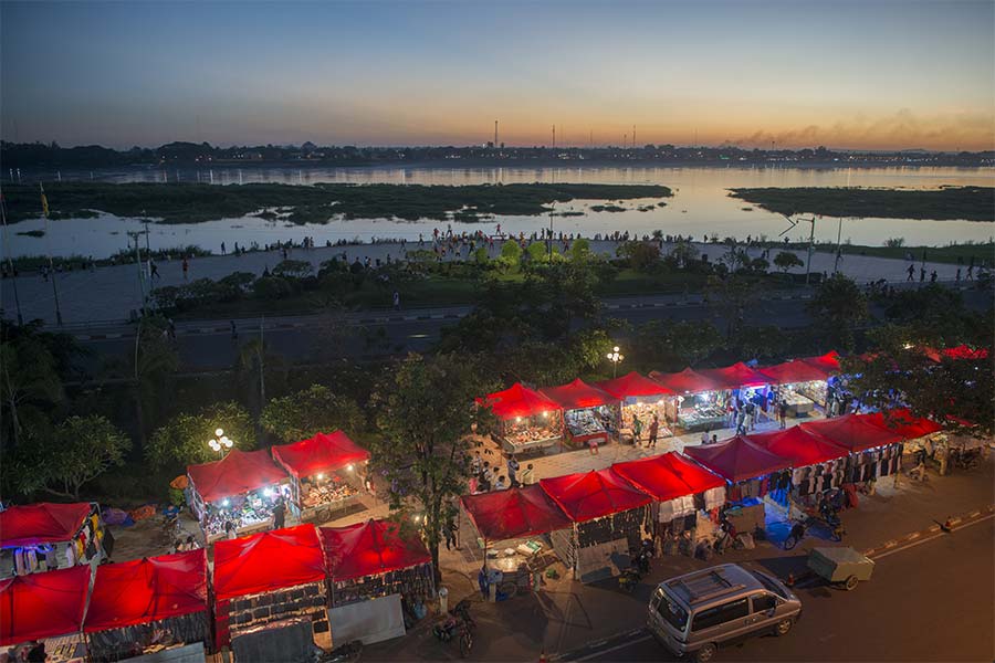 Vientiane Night market