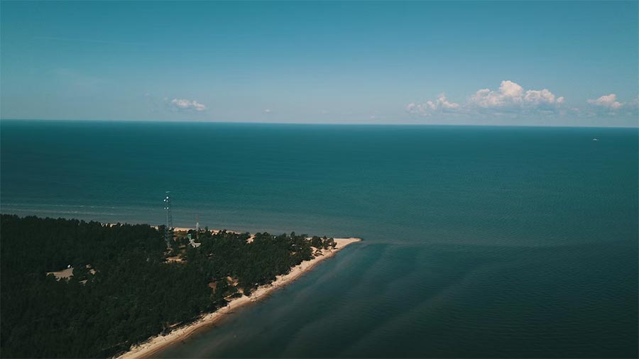 Cape Kolka on a sunny day