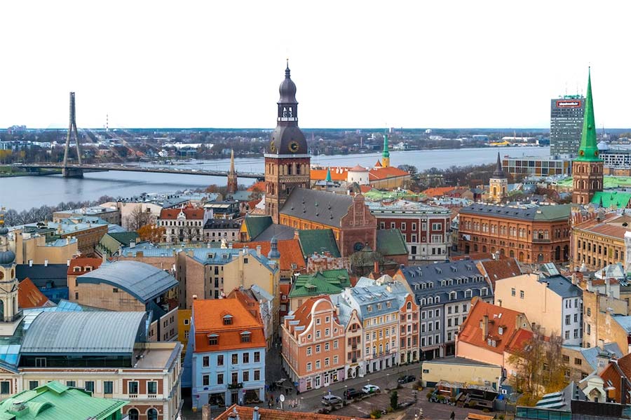 riga from above