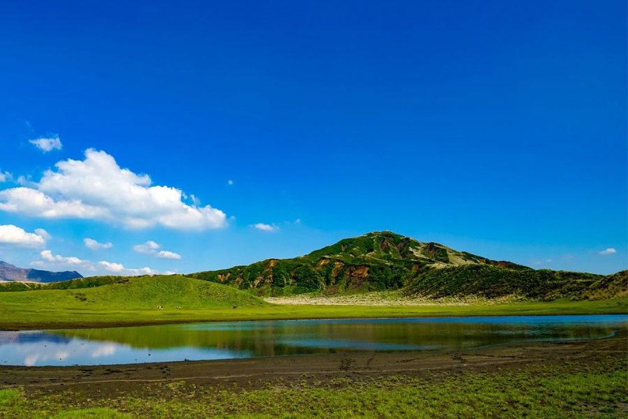 Exploring Japan's Volcanic Wonders - Aso Caldera