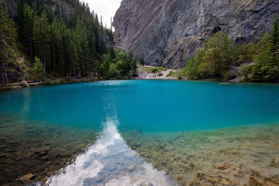 Canmore in summer - Canmore Lake