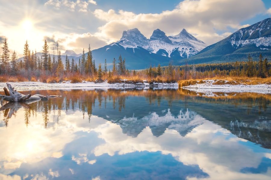 Canmore and its three sisters