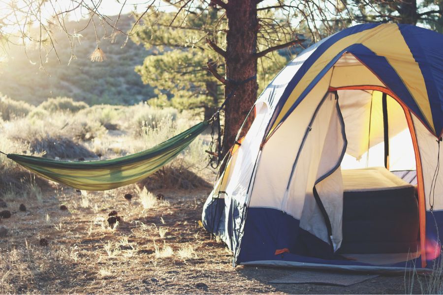 Hammock and Tent