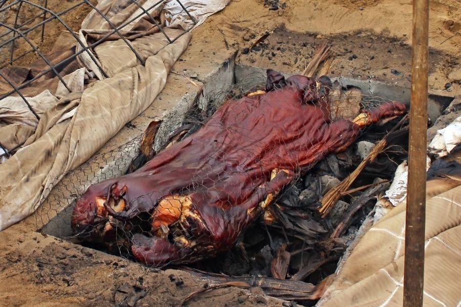 Touring Hawaii - kalua pig