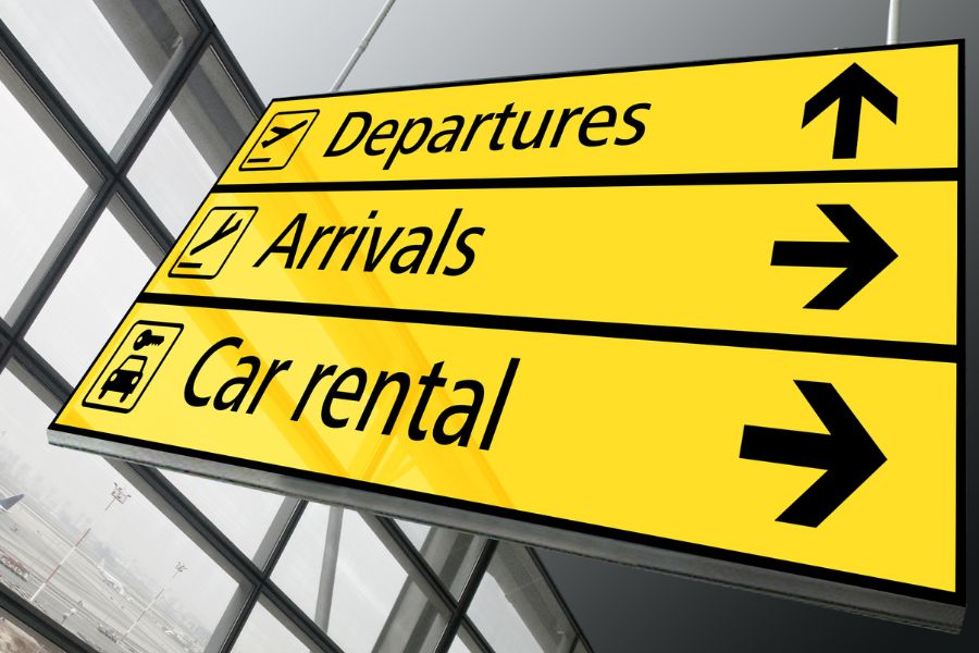 Renting a vehicle - Car rental airport