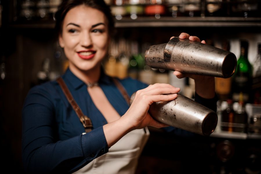 bartender at work