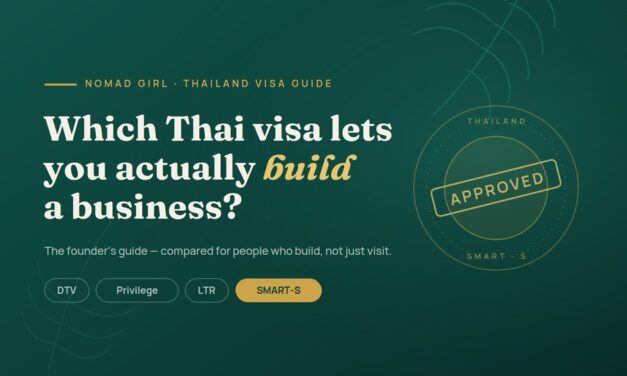 Why I’m Choosing Thailand’s SMART-S Visa Over the DTV, Privilege and LTR