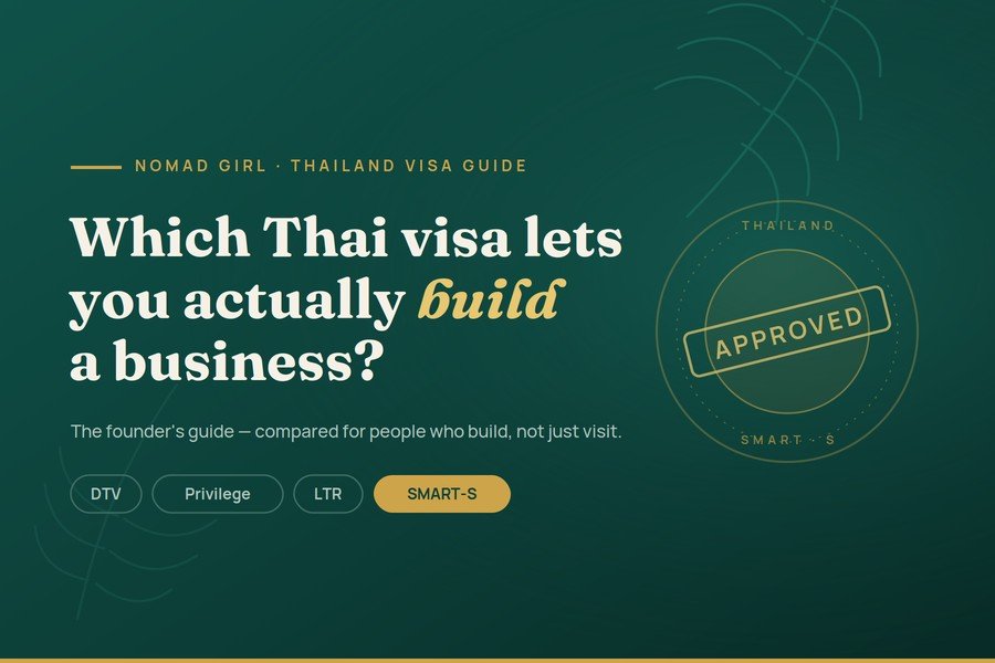 Why I’m Choosing Thailand’s SMART-S Visa Over the DTV, Privilege and LTR